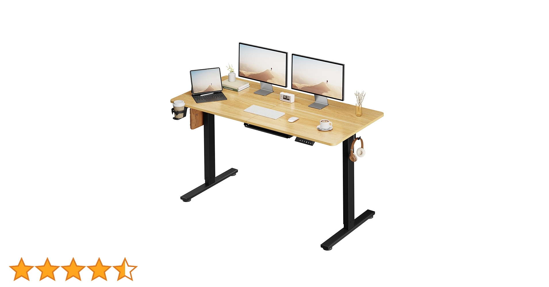 Amazon | SANODESK 電動昇降式デスク E150 高さ調節デスク パソコン